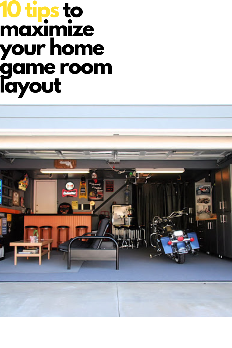 10 tips to maximize your home game room layout