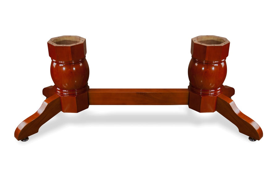 Napa Pedestal Legs-Mahogany (Lumen/Prestig X) from Epic Game Tables