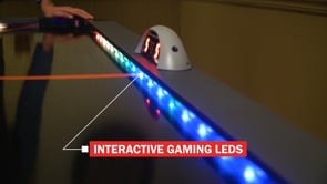 Fat Cat Volt LED Light-Up Air Hockey Table video of led lights