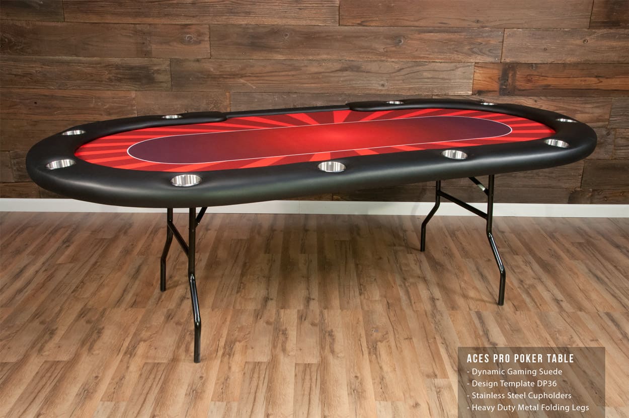 Aces Pro Tournament Poker Table in living room design dp36