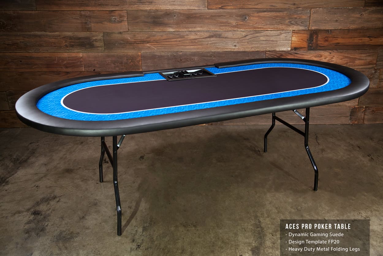 Aces Pro Tournament Poker Table in living room design fp20