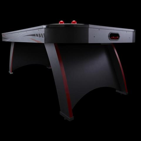 bottom view shot of the Fat Cat Volt LED Light-Up Air Hockey Table