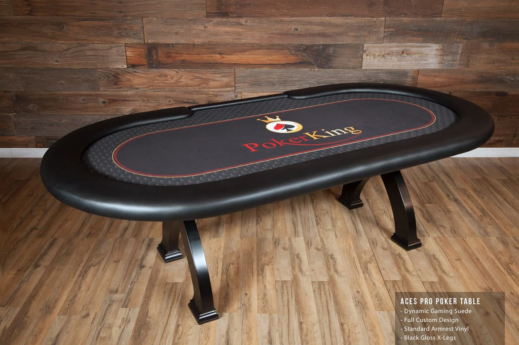 Aces Pro Tournament Poker Table in living room custom design poker king
