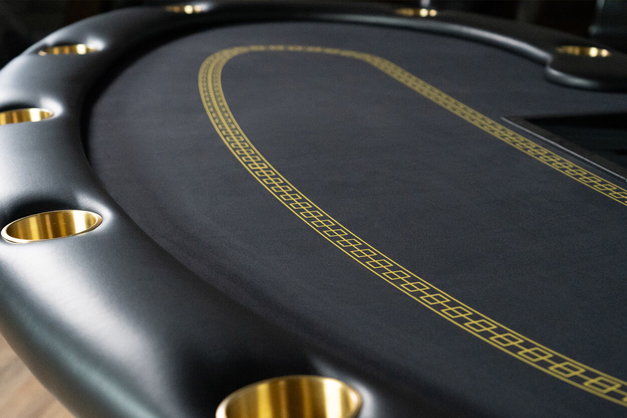 Prestige X Poker Table close up shot of surface