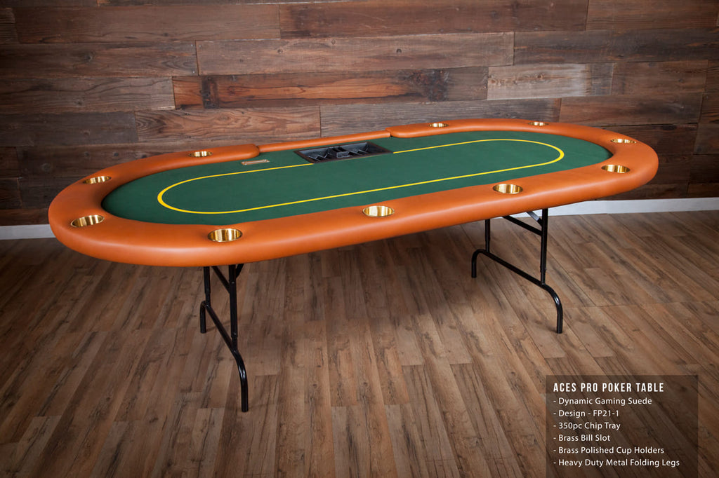 Aces Pro Tournament Poker Table in living room design fp21-1