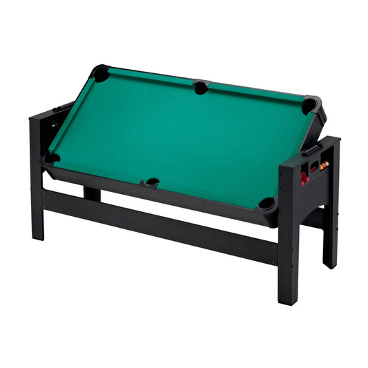 one Fat Cat 3-in-1 6™ Flip Multi-Game Table getting turned over 